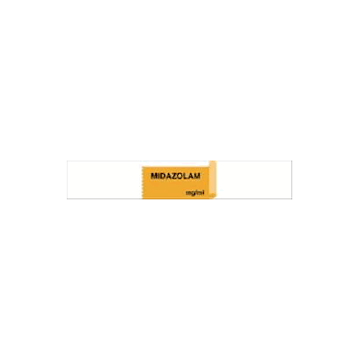 Pharmacy Label Anesthesia Label Midazolam Mg/