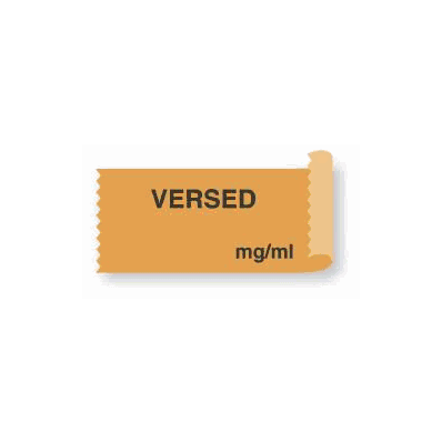 Pharmacy Label Anesthesia Label Versed Mg/ml