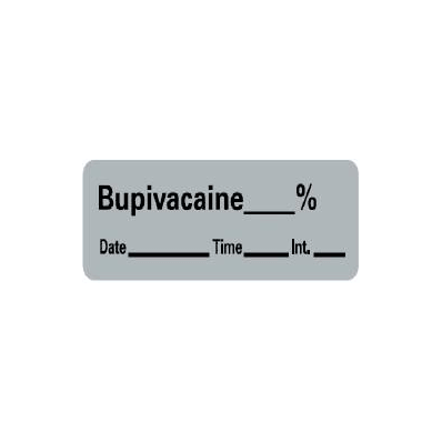 Pharmacy Label Barkley Anesthesia Label Bupi