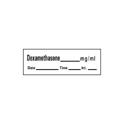 Pharmacy Label Barkley Anesthesia Label Dexa