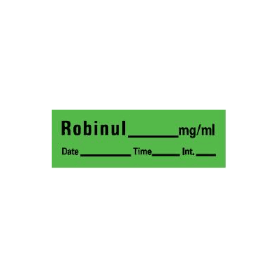 Pharmacy Label Barkley Anesthesia Label Robi