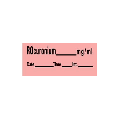 Pharmacy Label Barkley Anesthesia Label Rocu