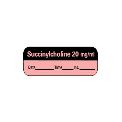 Pharmacy Label Barkley Anesthesia Label Succ