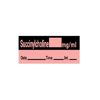 Pharmacy Label Barkley Anesthesia Label Succ
