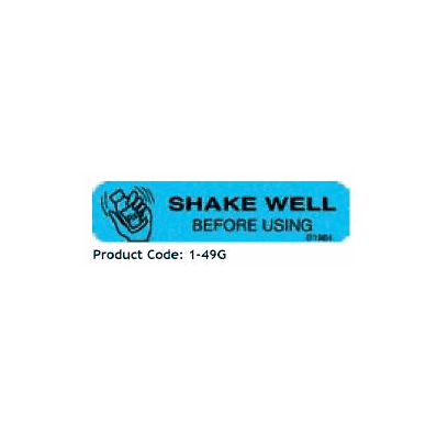 Pharmacy Label Barkley Drug Alert Shake Well