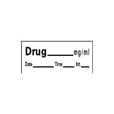 Pharmacy Label Barkley Identification Label