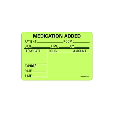 Pharmacy Label Barkley Medication Added Fluo