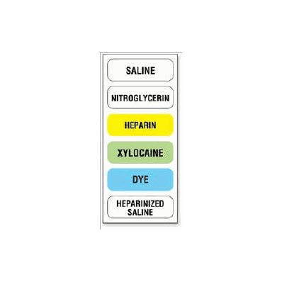 Pharmacy Label Identification Label Saline Ni