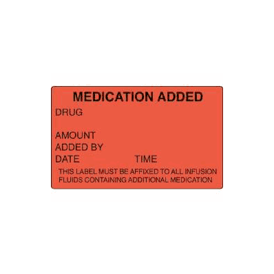 Pharmacy Label Information Alert Medication A