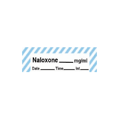 Pharmacy Label Timemed Anesthesia Label Nalox