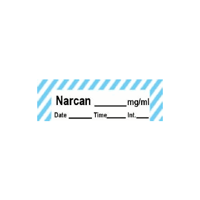 Pharmacy Label Timemed Anesthesia Label Narca