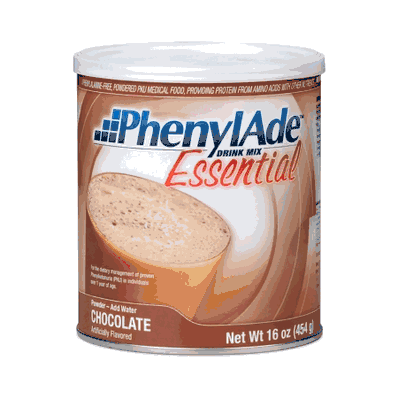 PhenylAde Essential DM, Chocolate Cans 454g x 4, 157 Calories