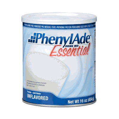 PhenylAde Essential DM, Unflavored Cans PKU Oral Supplement, 454 g x 4, 1 Lb.