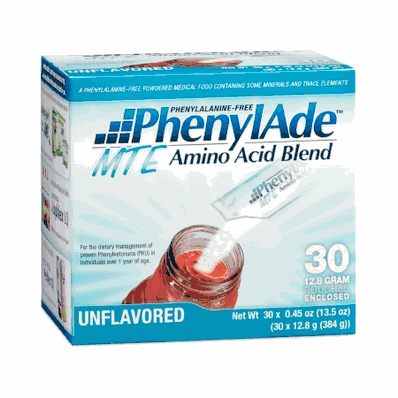 PhenylAde MTE AA Blend, Unflavored Pouches, 12.8 g x 30