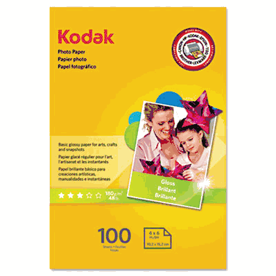 Photo Paper, Inkjet Printers with 4 x 6 Glo