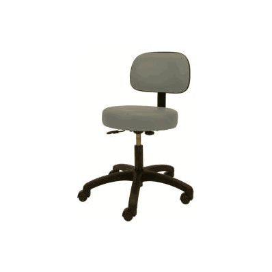 Physician Stool Backrest Gas Lift, Fingertip
