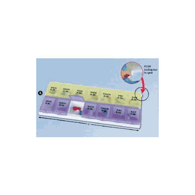 Pill Organizer 2 X-large 7 Day - Reminder, Pi