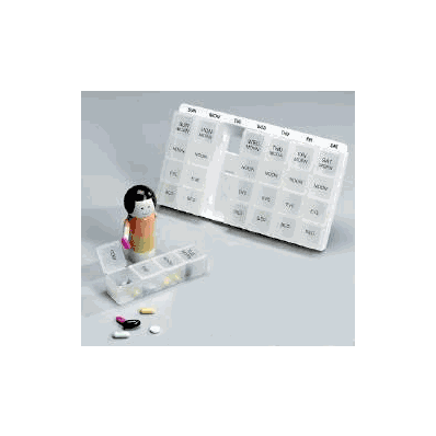 Pill Organizer Large 7 Day - Organizer, Med W