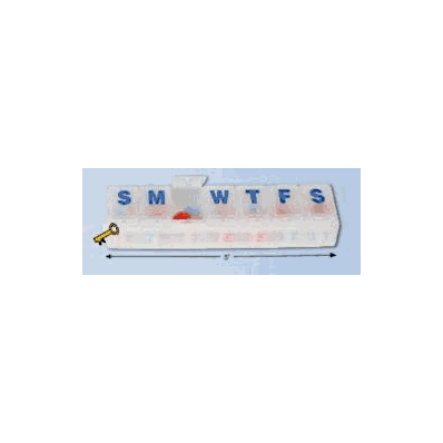 Pill Organizer Medium 7 Day - Box, Pill Remin