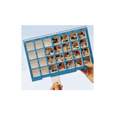 Pill Organizer, Size: Large, 9" X 14" X 1-1/2"