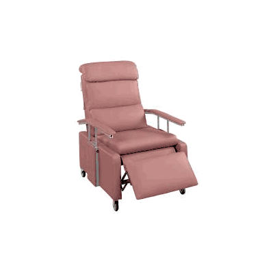 Pillow Back Drop Arm Recliner Lumex Rosewood