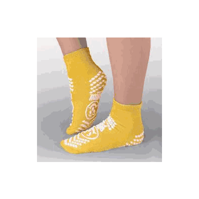 Pillow Paws Slipper Socks, YELLOW