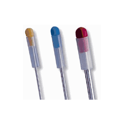 Pin Cover 0.141 X 0.188 Inch, Red, Sterile -
