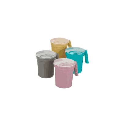 Pitcher 28 Oz. Gray - Pitcher, W/Cover Dlx Gr