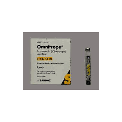 Pituitary Agent, Somatropin Subcutaneous, 5mg