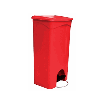 Plastic Step-on Trash Cans - Can, Step-on, 23