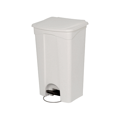 Plastic Step-on Trash Cans - Can, Step-on, 23