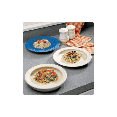 Plate Blue Polypropylene - Plate, Lip Blu Tex