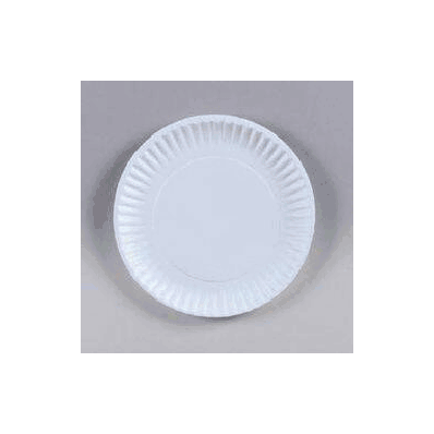Plate C-economy White Disposable Paper - Plat