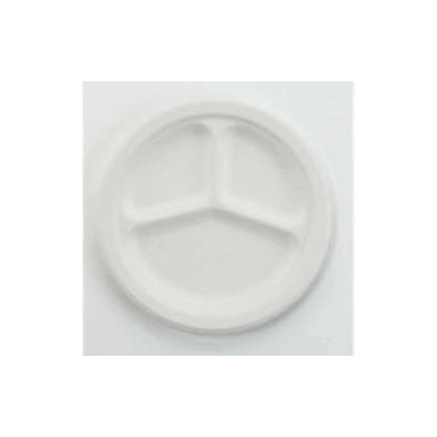 Plate Chinet White Disposable 100% Recycled