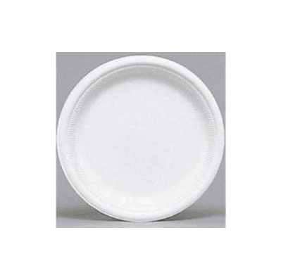 Plate, Foam Laminated 9" Round (125/Pk 4pk/Cs