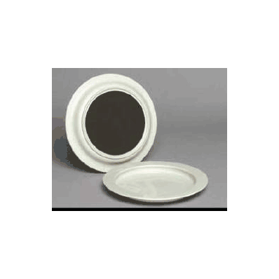 Plate Off White Melamine - Plate, Inner Lip N