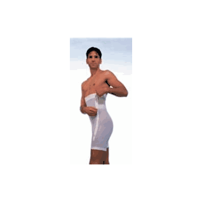 Platic Surgery Girdle Long Leg White Small -