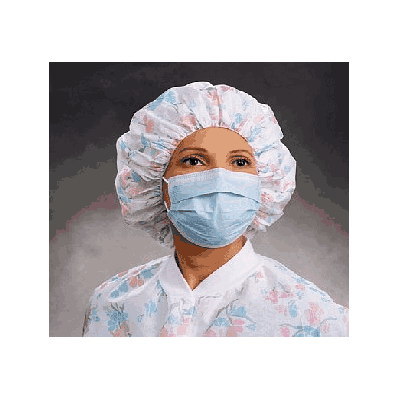 Pleated Procedure Mask W / Earloops By Kimber
