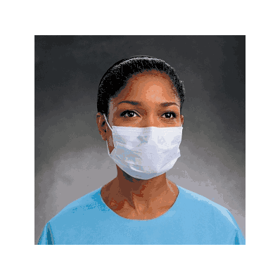Pleated Procedure Mask W / Earloops By Kimber