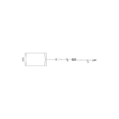 Plum Set, 103" NonDEHP Tubing, 15 drops / mL 