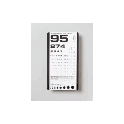 Pocket Eye Test Chart Medi-pak 14 Inch Pocke