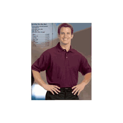 Polo Shirt Ultra Max X-large Burgundy Short S