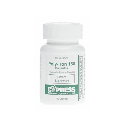 Poly-iron 150mg Cpl 100/Bx - Medline