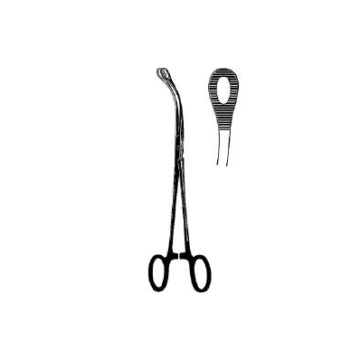 Polyp Forceps Laufe Scissor Type Curved 7-3/4