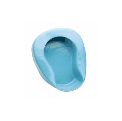 Pontoon Bedpan Medegen Blue 3 Quart Unisex -