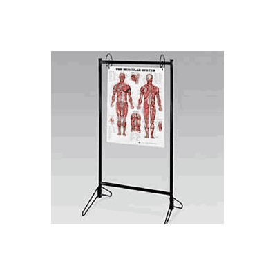 Portable Chart Stand Aluminum 28 X 53 Inch Bl