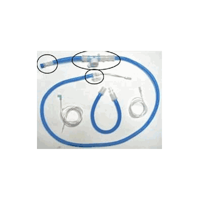 Portable Ventilator Circuit 5 Foot Pediatric