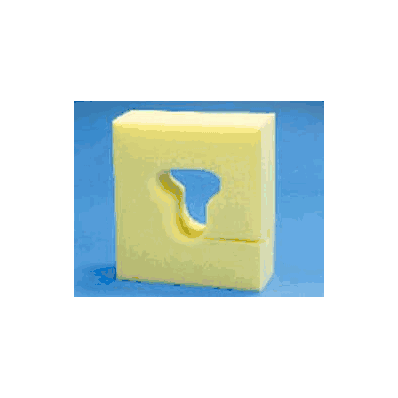 Positioner, Surg Head W/Trach Hole 4"X8" (10/
