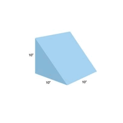 Positioning Wedge 10 L X 10 W X 10 H Inch, 45