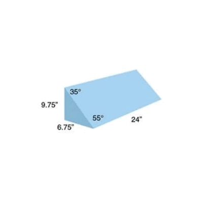 Positioning Wedge 24 L X 6.75 X 9.75 H Inch -